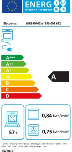 Online Electrolux liesi LKR540402W valkoinen