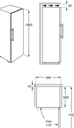 Electrolux pakastin LUT6NE28W1 valkoinen