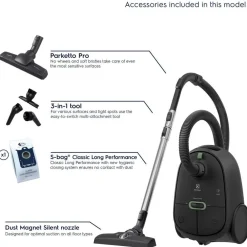 Online Electrolux pölynimuri Clean 600 Green Bagged EB61C2GRN harmaa