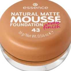 meikkivoide Natural Matte Mousse Foundation 43*Essence Discount
