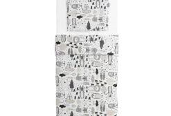 Hot Familon Kaverit Organic vauvan pl+tl setti 85x125/35x45 kaakao