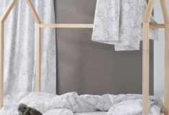 Sale Familon Norppa Organic lasten pl+tl setti  mustavalk 120x160/40x60