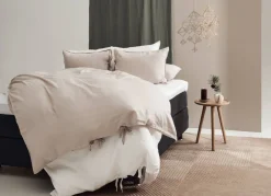 Pellava pussilakanasetti greige 150x200/50x60*Familon Outlet