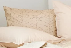 Percale pussilakanasetti hiekka 150x210/55x65*Familon