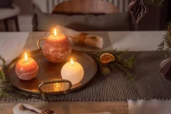 Clearance Fanni K Home pallokynttilä Rustiikki 12 cm cashew