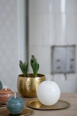 Best Fanni K Home pallokynttilä Rustiikki 12 cm valkoinen