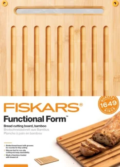 Discount Fiskars Functional Form leipälauta bambu