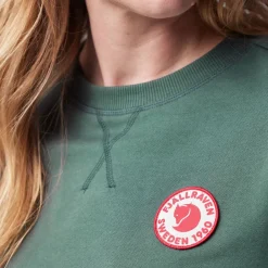 Clearance Fju00e4llru00e4ven Fjällräven collegepaita 1960 Logo Badge Sweater W 679 Deep Patina