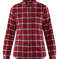 Online Fju00e4llru00e4ven Fjällräven Paita Övik Flannel 325 Deep Red