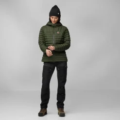 Sale Fju00e4llru00e4ven Fjällräven takki Expedition Lätt Hoodie W 614 Patina Green