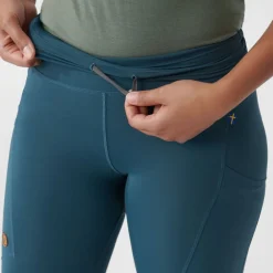 Hot Fju00e4llru00e4ven Fjällräven tights Abisko Trekking Pro W 550-048 Black-Iron Grey