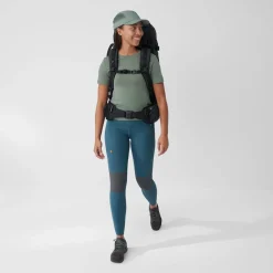 Hot Fju00e4llru00e4ven Fjällräven tights Abisko Trekking Pro W 550-048 Black-Iron Grey