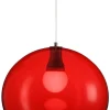 Monopol Ø 430 mm riippuvalaisin punainen*Fosto Best