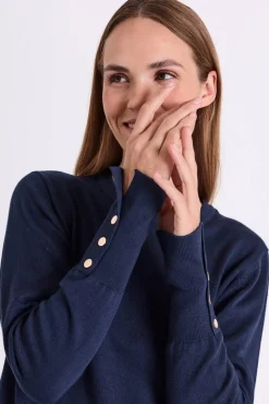 New Freequent neule FqKatie-pullover Navy Blazer