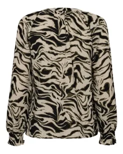 Best Freequent Pusero FqNalia-blouse 204892 Deep Depths w. Moonbeam