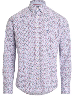 Sale Fynch-Hatton paita 1512 5930 Casual fit 341 Cranberry red