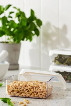 Gastromax säilytyspurkki 0,35 L kirkas/valkoinen*Smartstore Best