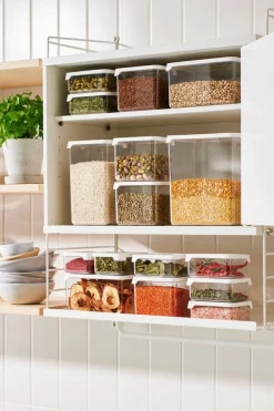 Gastromax säilytyspurkki 0,35 L kirkas/valkoinen*Smartstore Best