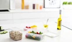 Discount Smartstore Gastromax Tiiviörasia 1 L läpinäkyvä/valkoinen