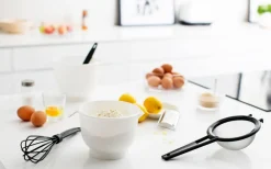 Vatkauskulho kannella 1,5 L valkoinen*Gastromax Online