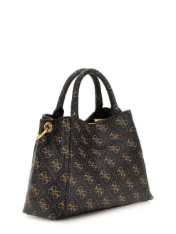 Online Guess laukku Bnl Emere Logo Mini Satchel Bnl Brown logo