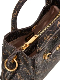 Online Guess laukku Bnl Emere Logo Mini Satchel Bnl Brown logo