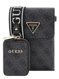Online Guess laukku Clo Latona Flap Chit Chat Clo Coal logo