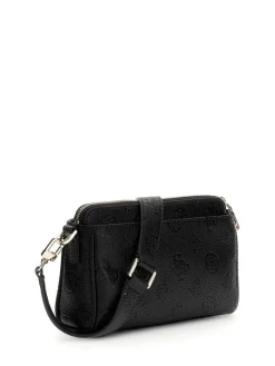 New Guess laukku HWPD98 88720 Blo Cresidia II Mini Xbody Top Zip Blo Black logo