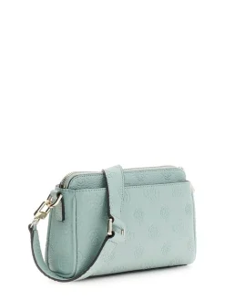 Guess laukku HWPD98 88720 Lso Cresidia II Mini Xbody Top Zip Lso Light Sage Logo