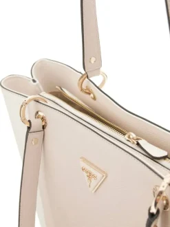 Online Guess laukku Owt Noelle II Tote Owt Off White taupe