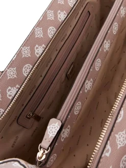 Clearance Guess laukku Rwo Wilder Zip Bottom Shopper Tote RWO Rosewood