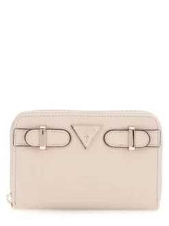 Hot Guess lompakko Alm Eco Ali Slg Medium Zip Around Alm Almond