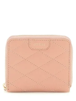 Sale Guess lompakko Bik Wallet Zip Around Bik Blush Pink