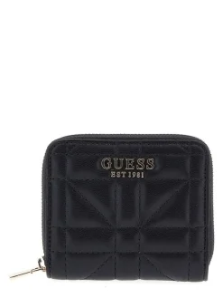 lompakko Bla Assia Slg Small Zip Around*Guess New