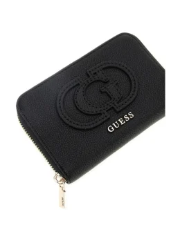 New Guess lompakko Bla Calebra Slg Medium Zip Around Bla Black