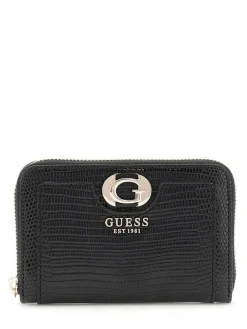 Online Guess lompakko Bla Orlina Slg Medium Zip Around Bla Black