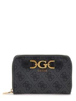 New Guess lompakko Clo Dagan Slg Medium Zip Around Clo Coal logo