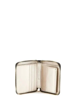 Outlet Guess lompakko Mlo Laurel Slg Small Zip Around Mlo Mocha logo