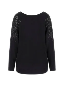 Best Guess neule Loretta bat sleeve JBLK Musta