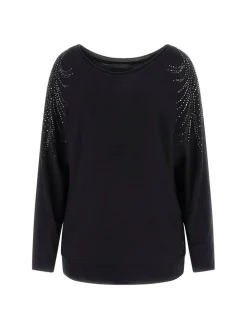 Best Guess neule Loretta bat sleeve JBLK Musta