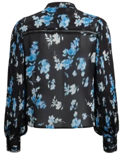 Discount Guess pusero Josette P7UN Musta / Sininen