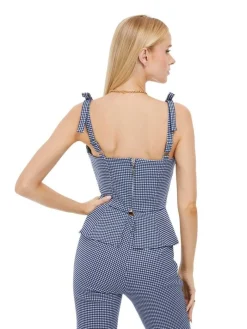 Clearance Guess toppi Vichy I71U Sini/valk ruutu