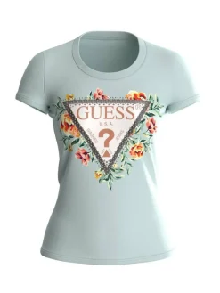 t-paita Triangle flowers*Guess