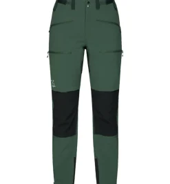 Outlet Haglu00f6fs Haglöfs housut Rugged Standard Pant Women 4HT Fjell Green/True Black