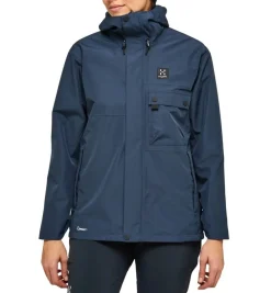Haglu00f6fs Haglöfs takki Porfyr Proof Jacket Women 3N5 Tarn Blue