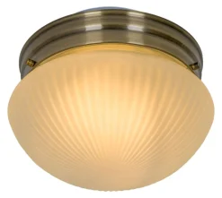 Atticus kattoplafondi IP21 24 cm antiikkimessinki*Heat Online