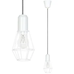 New Heat Cage riippuvalaisin valkoinen