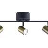 Outlet Heat kattospotti Gold Tube 3-osainen tanko kulta-musta