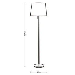 lattiavalaisin Rose 157 cm ruusukulta-valkoinen*Heat Outlet