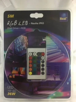 Outlet Heat LED nauha RGB 5M, 2835 4,8W/M IP65
